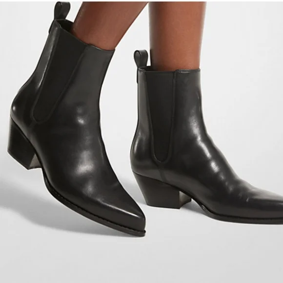 Michael Kors Kinlee Leather Bootie Size 7.5 - Picture 2 of 9